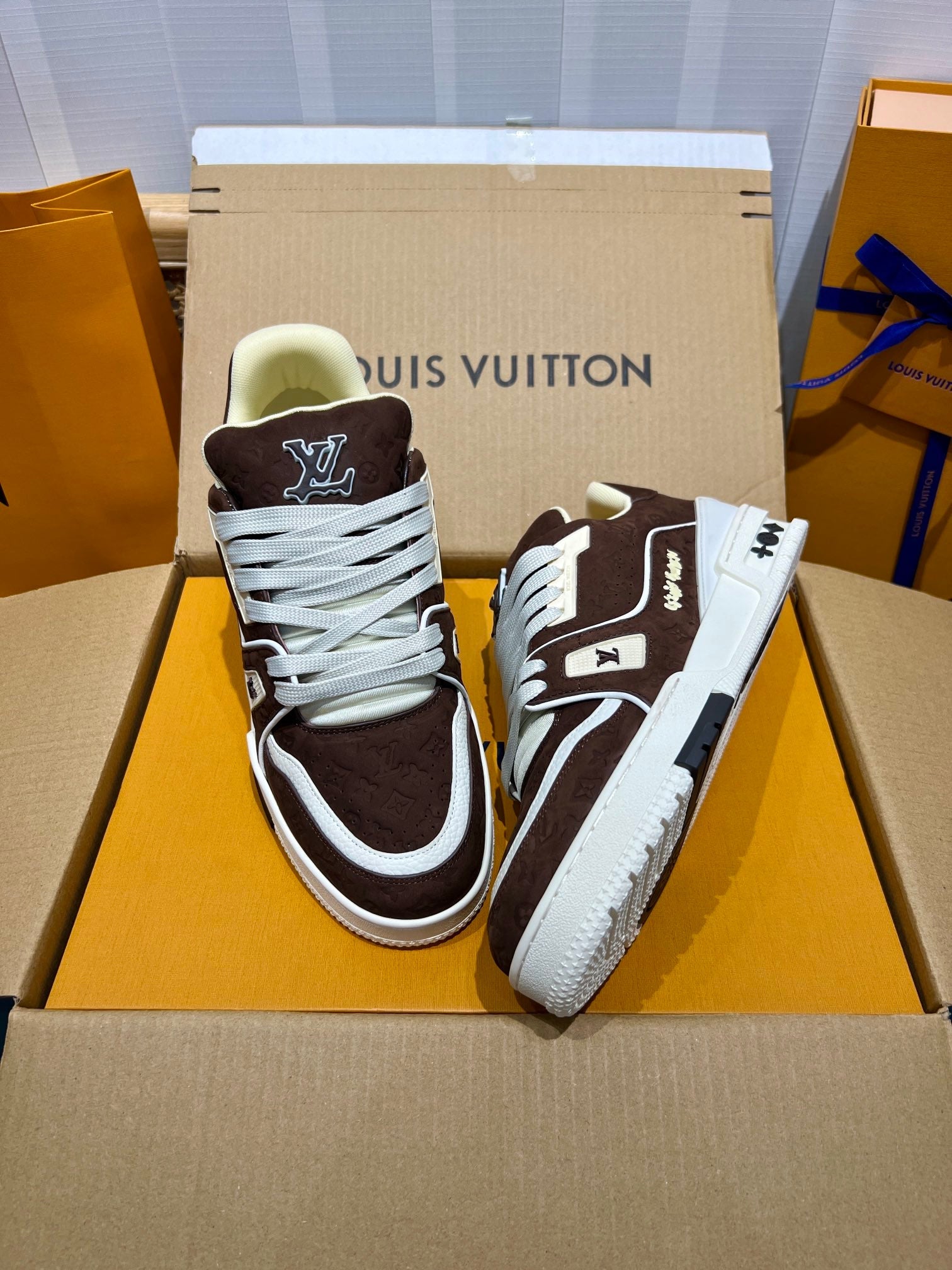 LUV Brown Trainer Sneakers-079 - sneakerhillcom