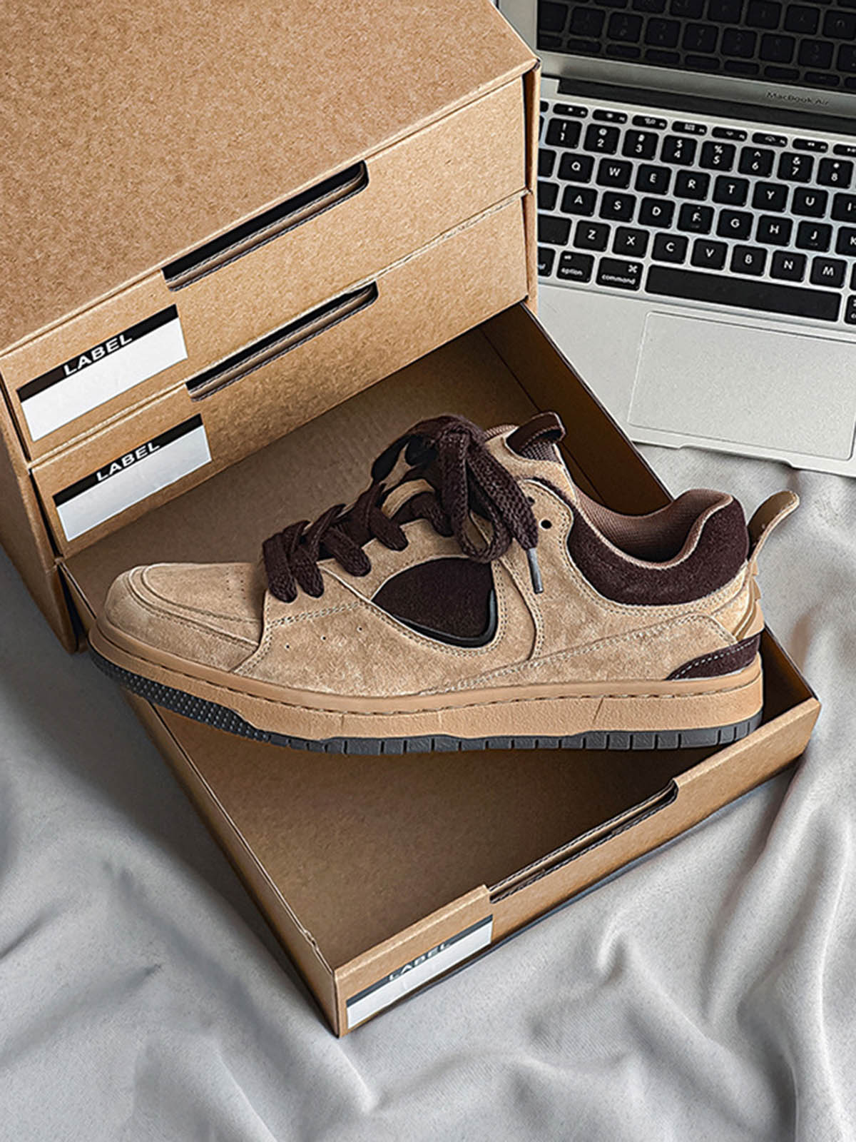 Sneakerhill Vintage Skateboard Suede Sneakers - sneakerhillcom