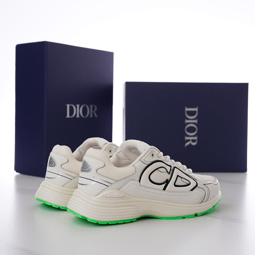 DOR B30  White Mesh and Technical Fabric Sneakers -114 - sneakerhillcom