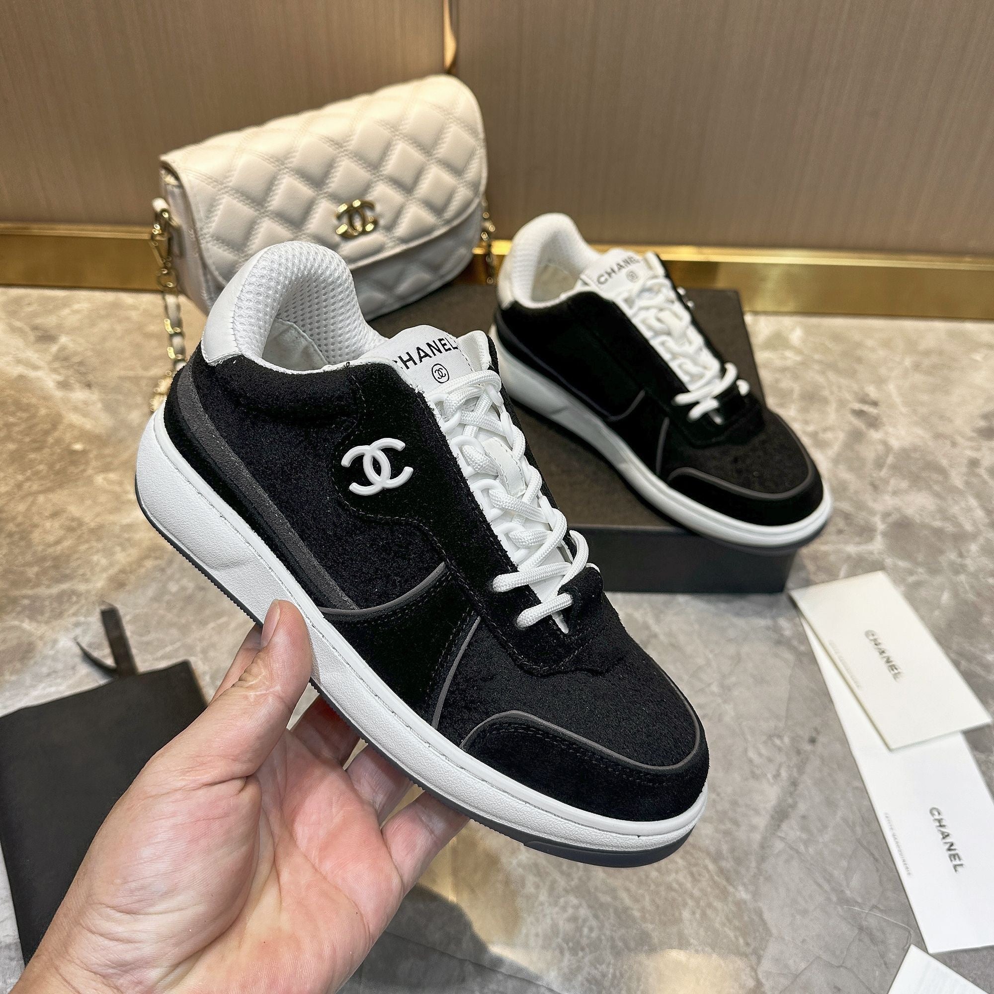 CHL Black Sneakers-201 - sneakerhillcom