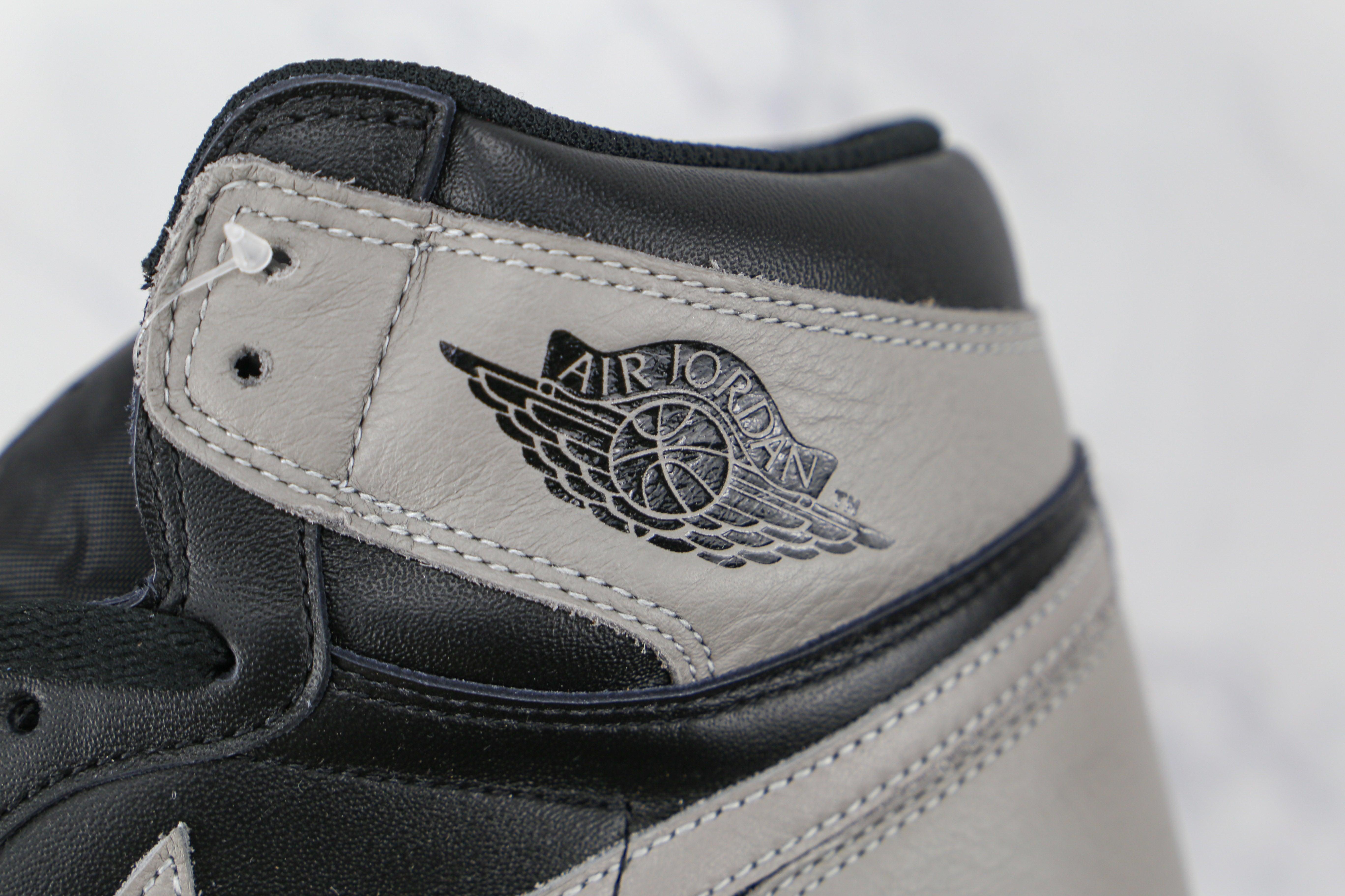 Custom Black Grey Jordan 1 High Q ( Customs And Box ), Jordan 1 Sneakers LUXURYSTEPSCO