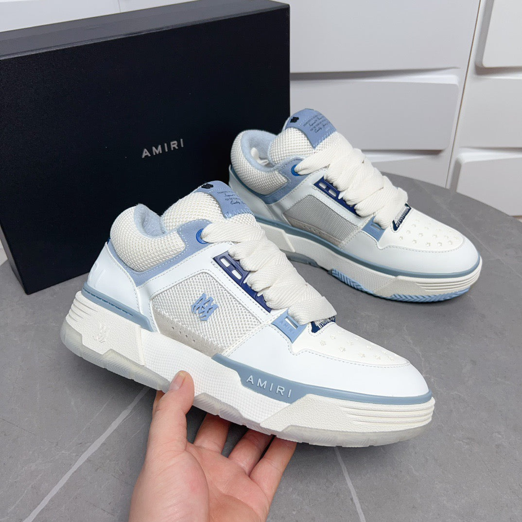 AMR MA-1 White and Blue Sneakers-131 - sneakerhillcom