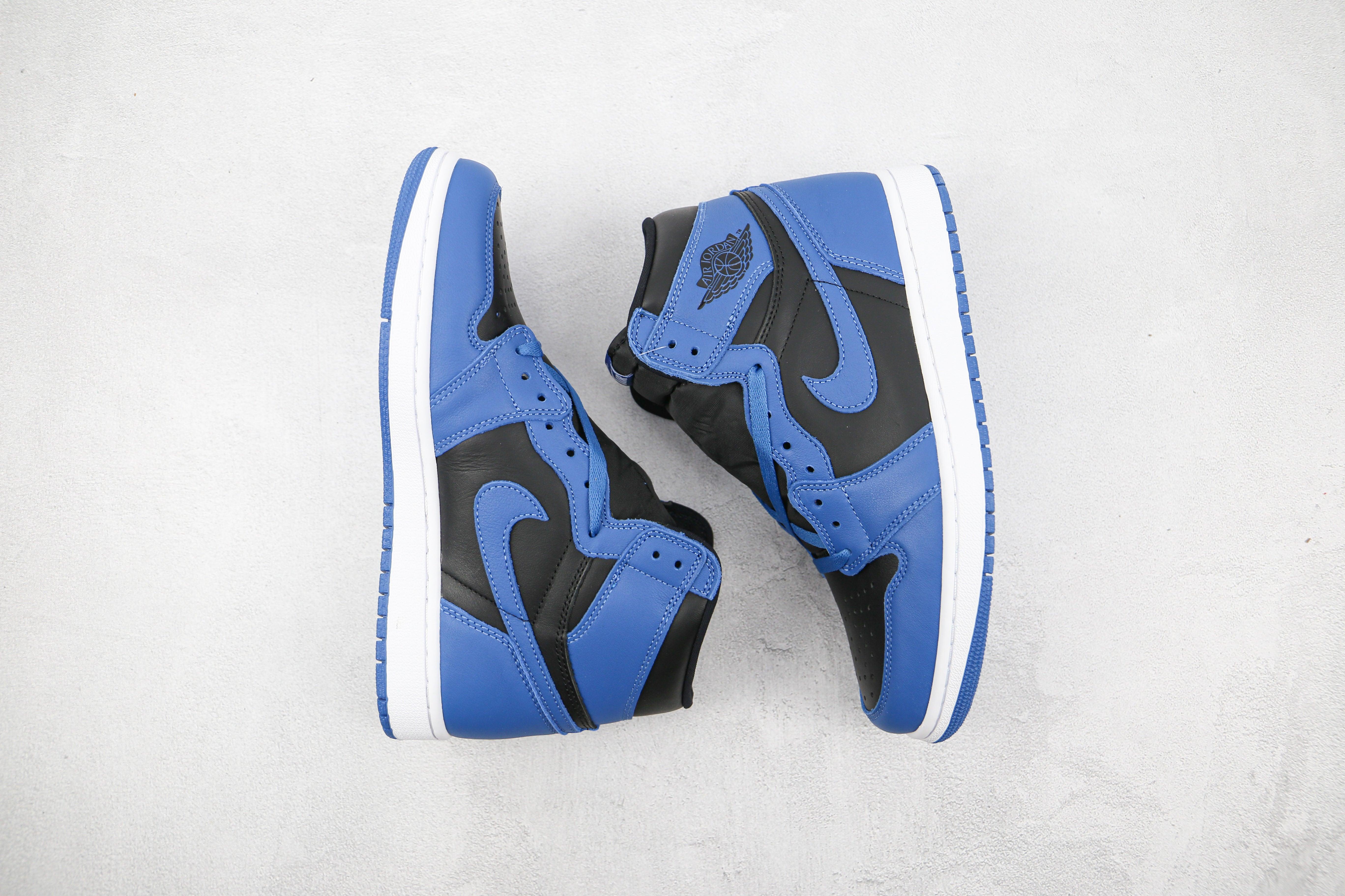 Custom Blue Black Jordan 1 High Q luxurysteps