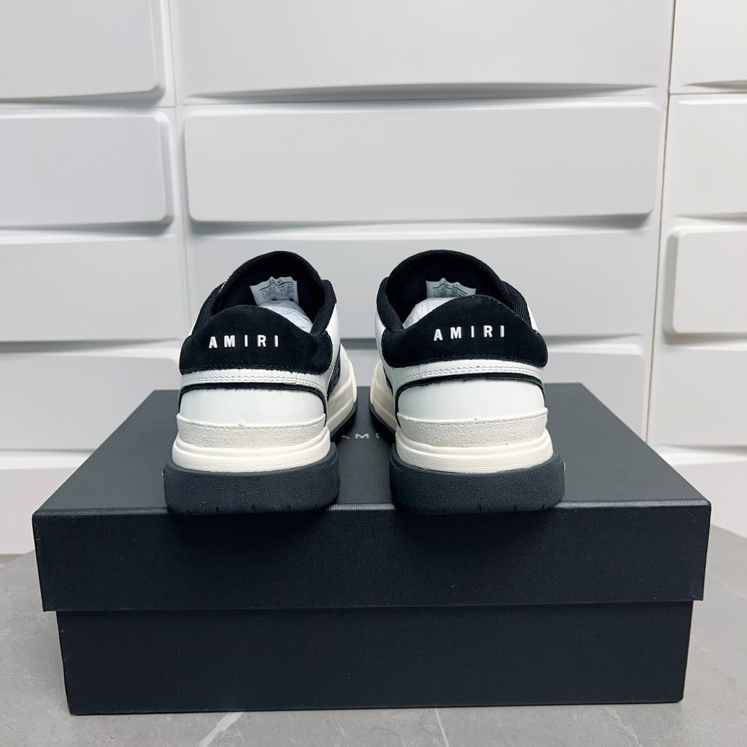 AMR Classic Low Black and White Sneakers-124 - sneakerhillcom