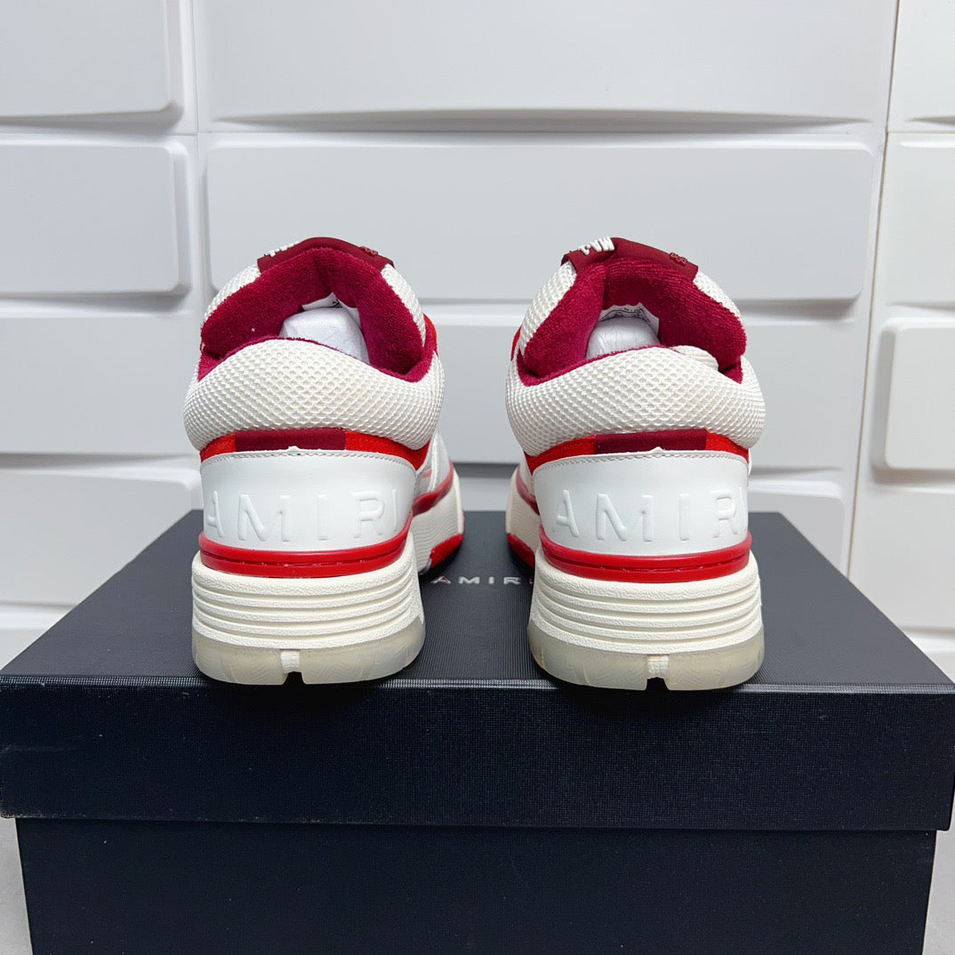 AMR MA-1  White and Red Sneakers-133 - sneakerhillcom