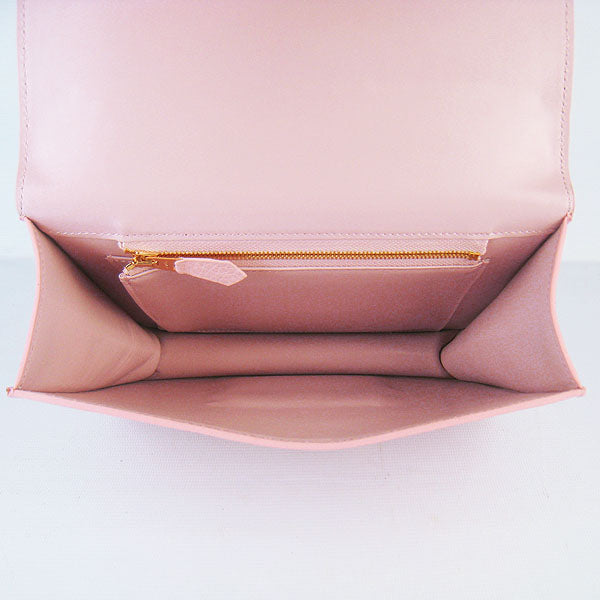 Constance Cowskin Leather Bag H017 pink golden Kilta bags