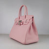 Hermes Birkin 30cm Togo Leather Handbags Pink Silver - sneakerlandnet