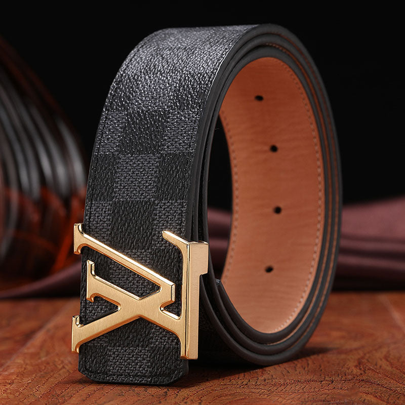 Sneakerhill - Monogram Belt Grey - sneakerhillcom