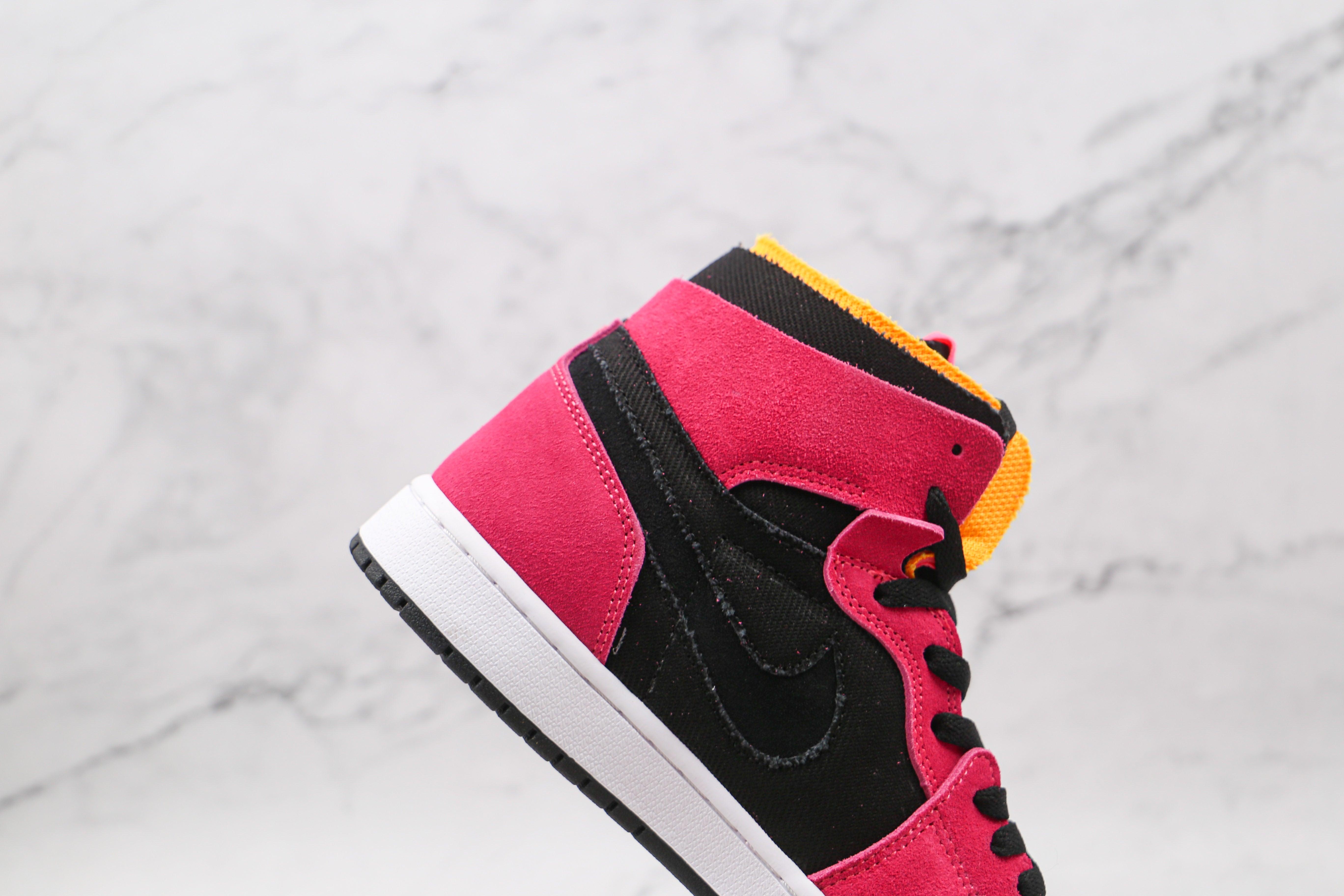 Custom RED Jordan 1 High Q Zoom Air ( Customs And Box ), Jordan 1 Sneakers Active sneakeronline