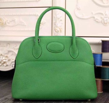 Bolide 31cm Togo Leather Green Bag Kilta bags