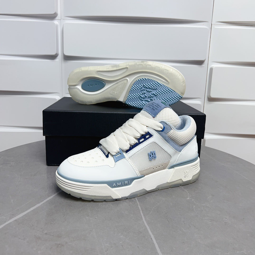 AMR MA-1 White and Blue Sneakers-131 - sneakerhillcom