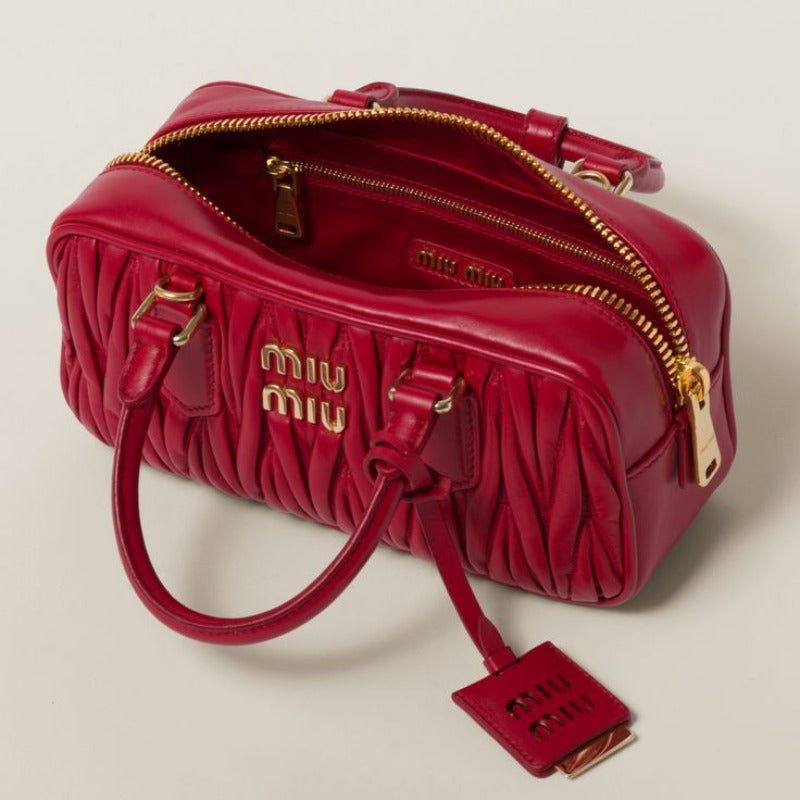 Sneakerhill - Matelasse Crossbody Bag Red - sneakerhillcom