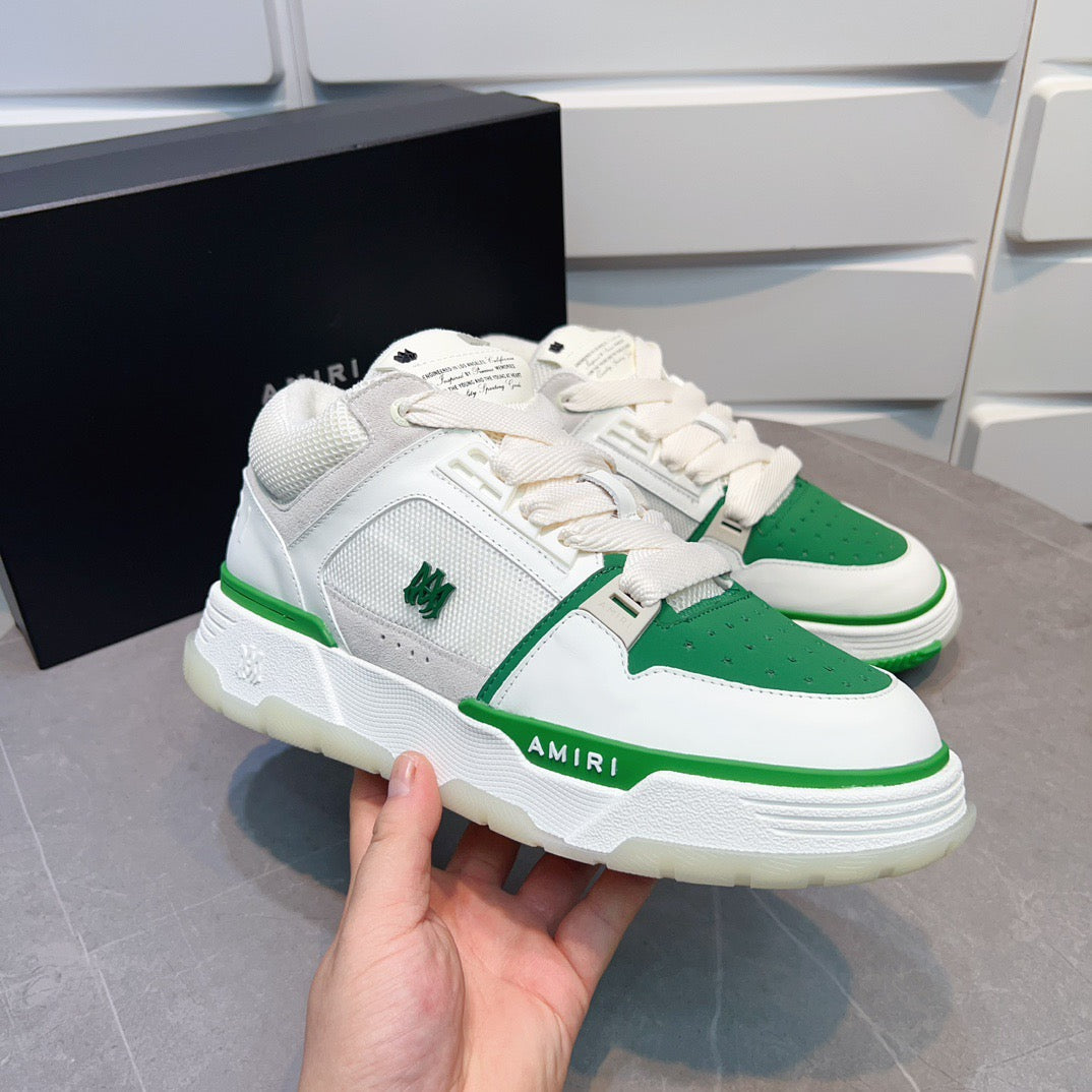 AMR MA-1 Green and White Sneakers-138 - sneakerhillcom