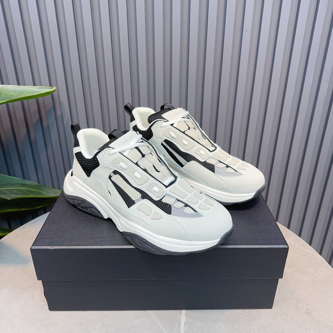 AMR Bone Runner White Sneakers -061 - sneakerhillcom