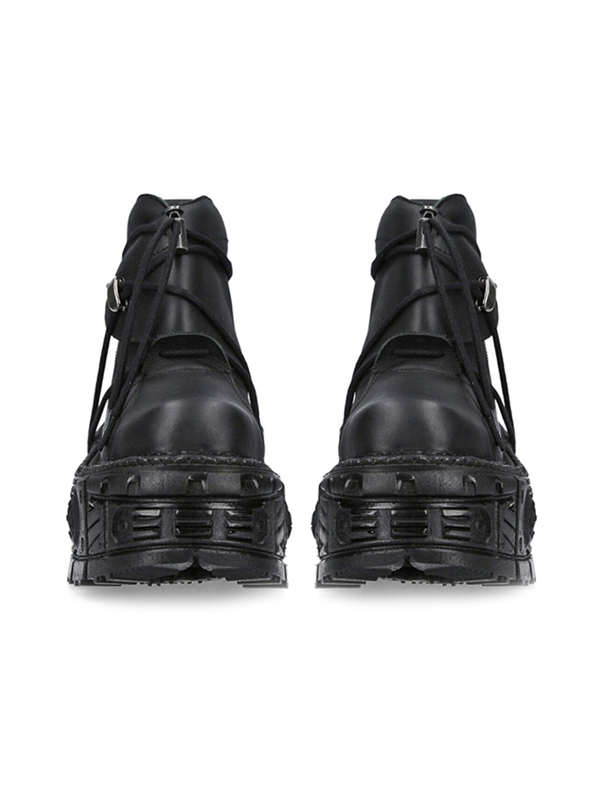 Sneakerhill Punk Style Platform Boots - 2200