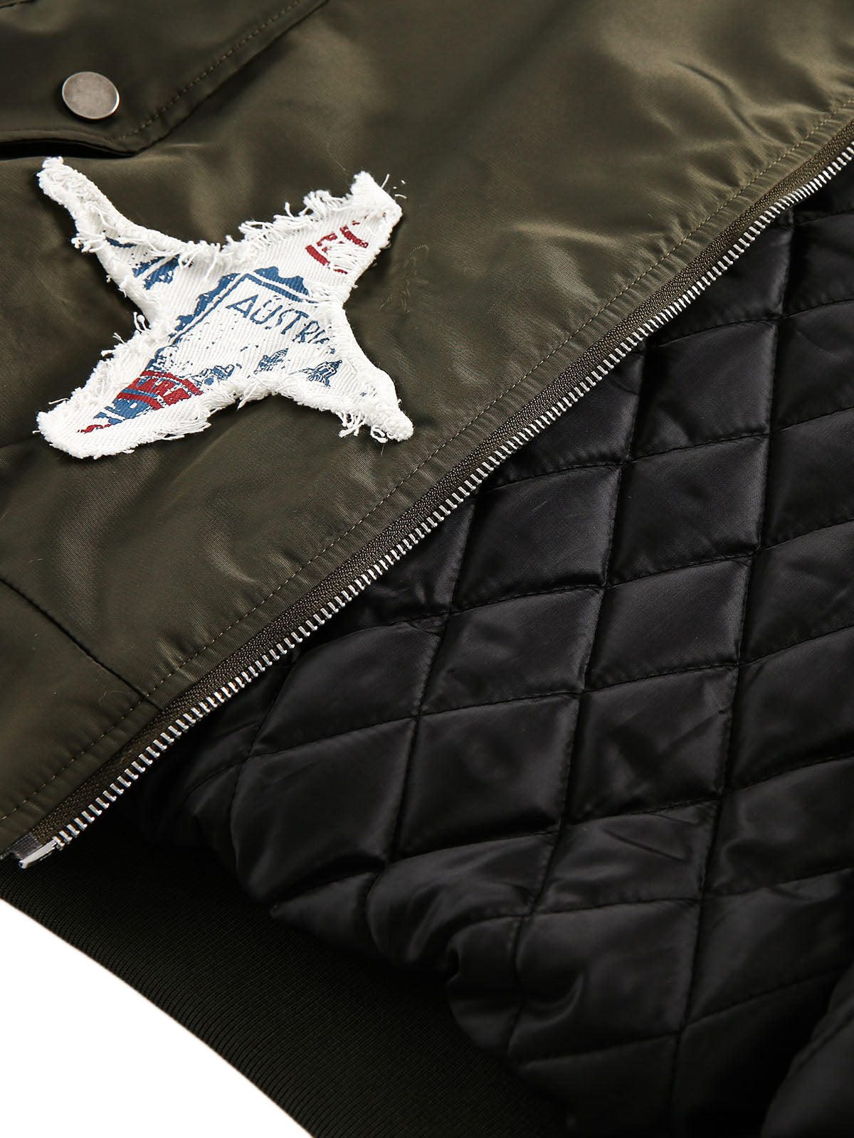 Sneakerhill Patchwork Bomber Jacket - sneakerhillcom