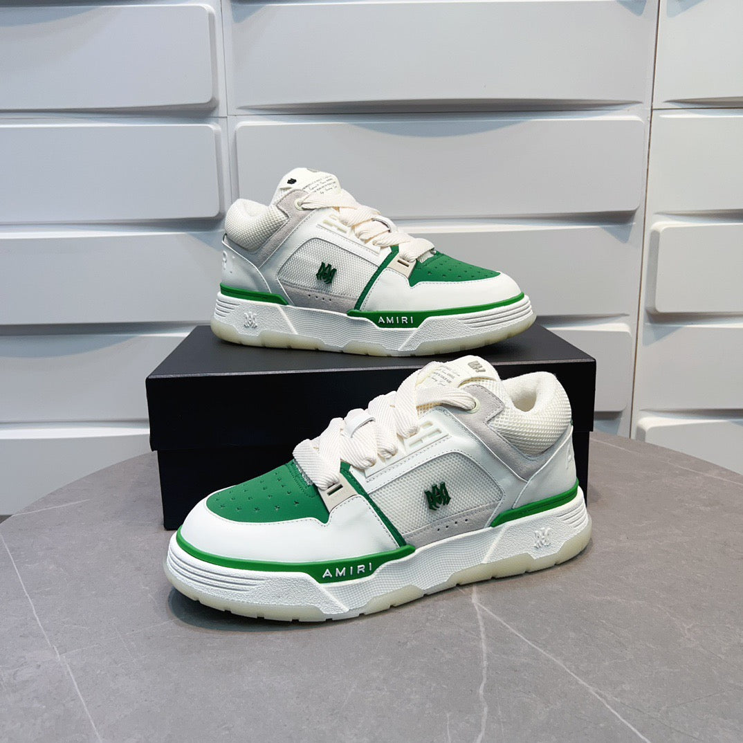 AMR MA-1 Green and White Sneakers-138 - sneakerhillcom