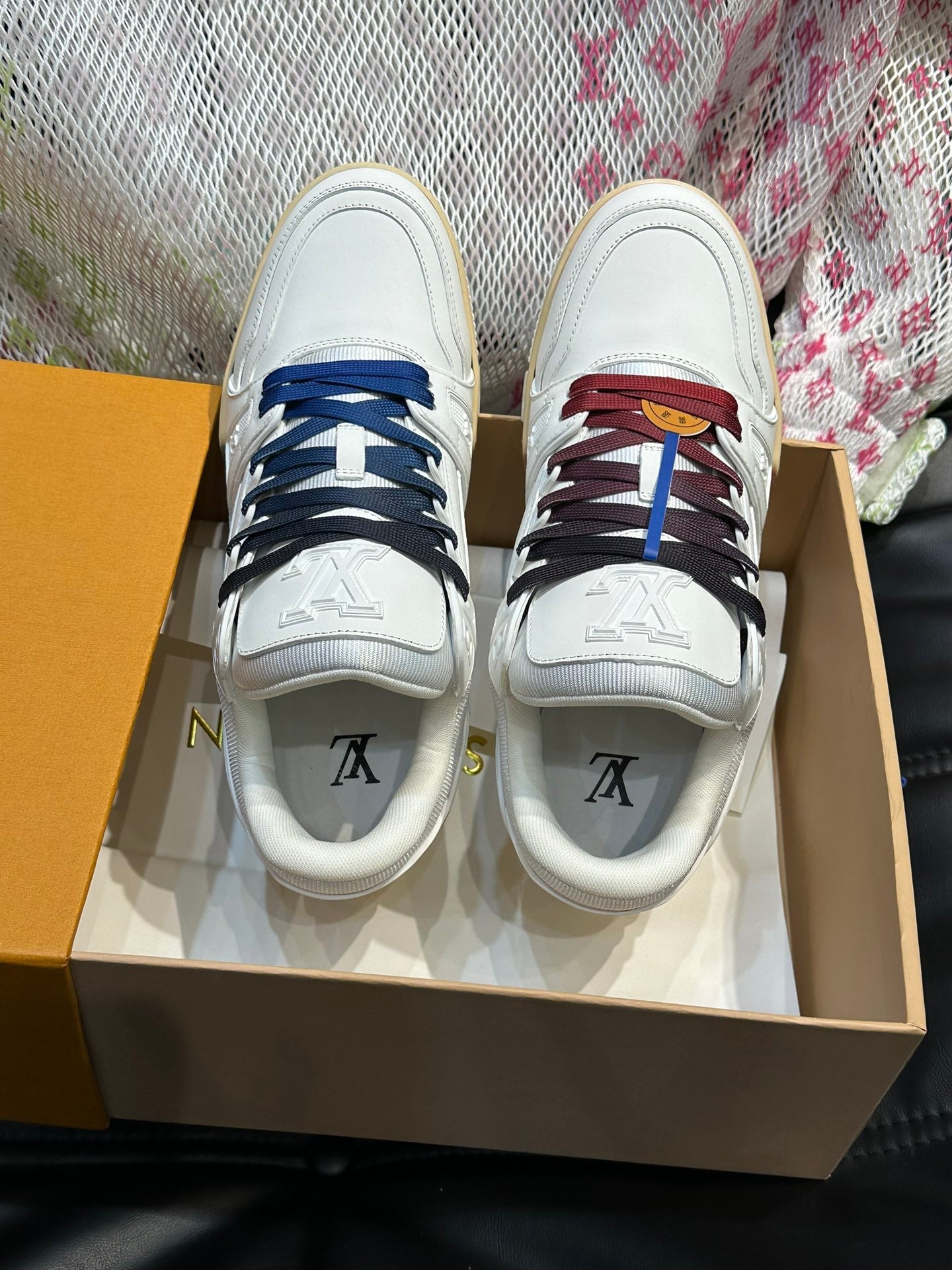 LUV White Trainer Sneakers-086 - sneakerhillcom