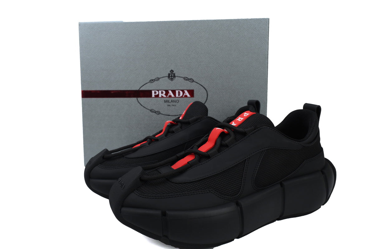 Custom PRD Black Red Sneakers DA7AP sneakerland