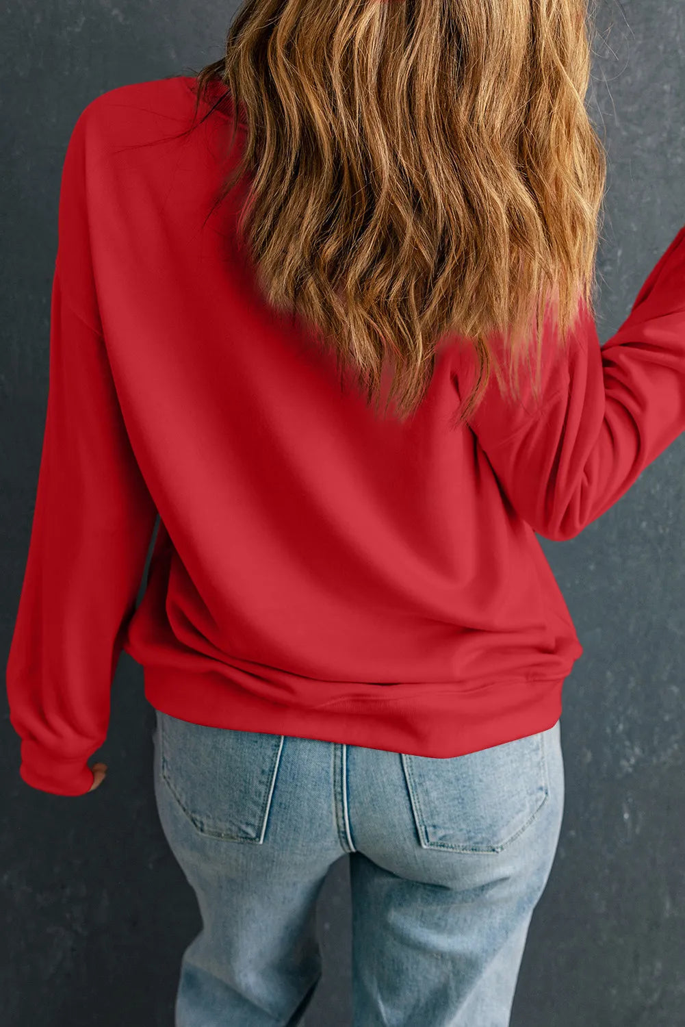 Nutcracker Round Neck Long Sleeve Sweatshirt Trendsi