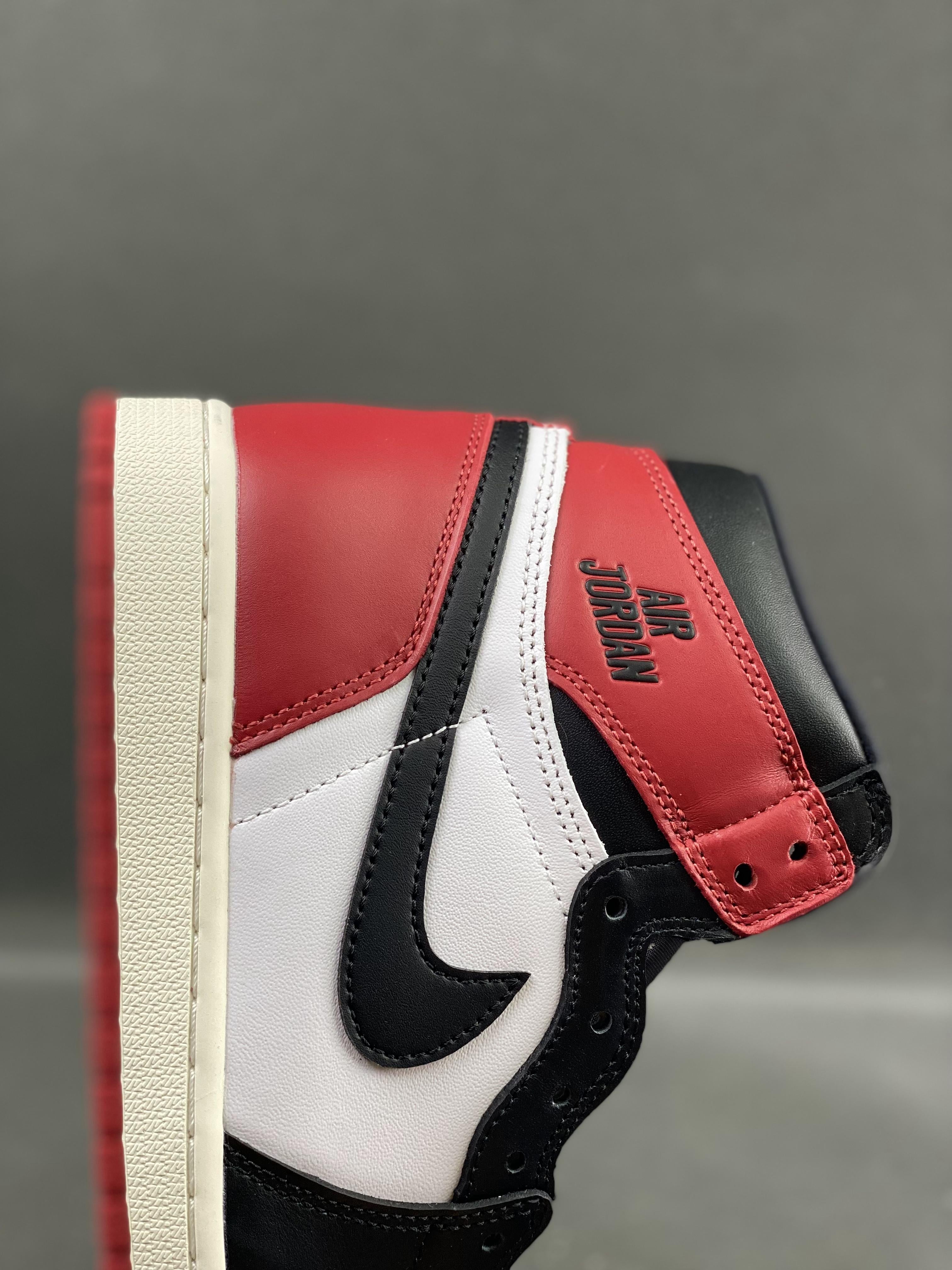 Custom Air Jordan 1 High OG“Black Toe Reimagined” sneakerland