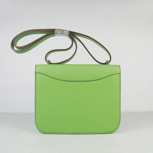 Constance Cowskin Leather Bag H017 green silver Kilta bags