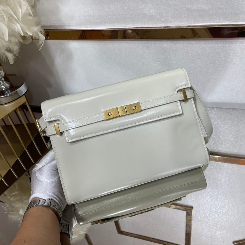 Sneakerhill - MANHATTAN SHOULDER BAG IN BOX WHITE - sneakerhillcom