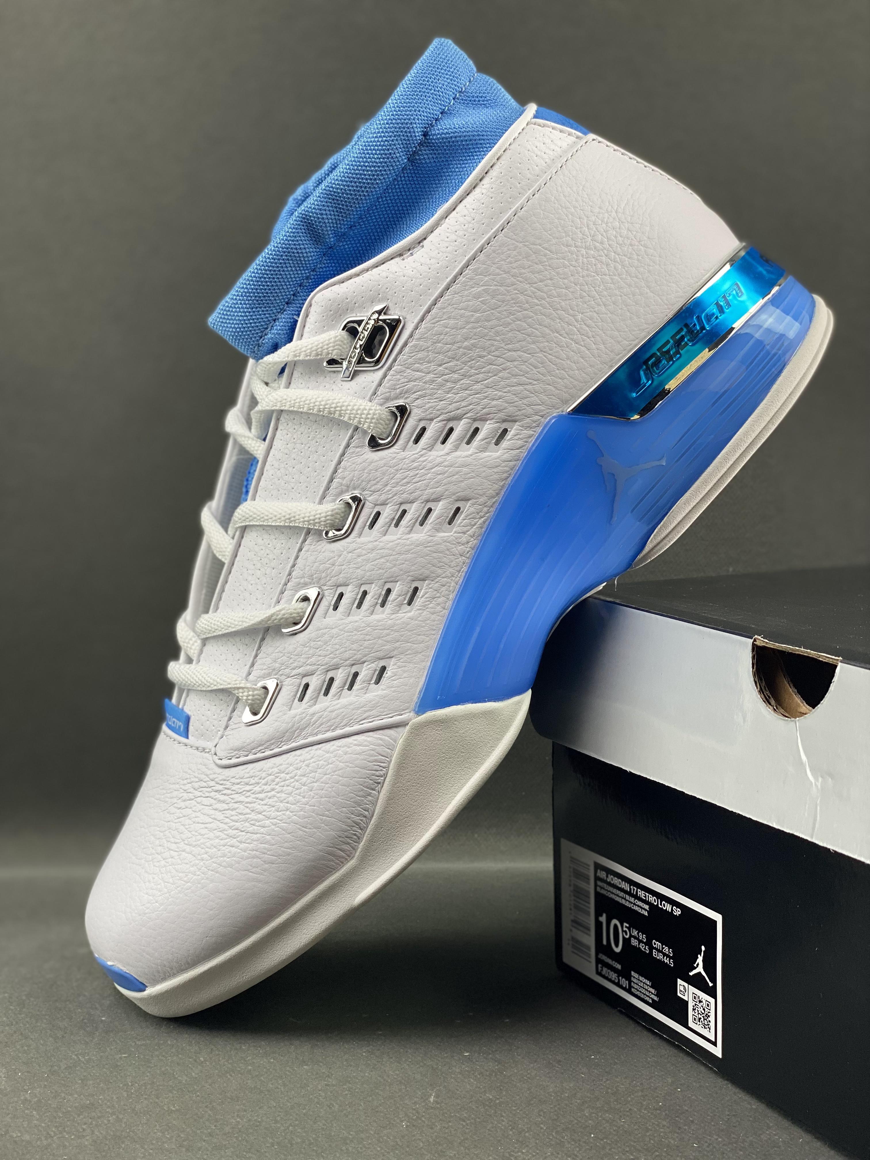 Custom Air Jordan 17 Low SP “UNC” sneakerland