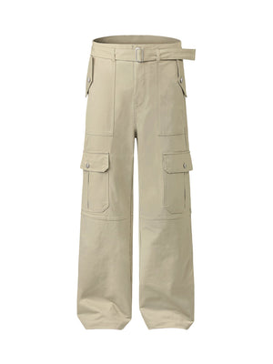 Sneakerhill High Street Pocket Cargo Casual Pants