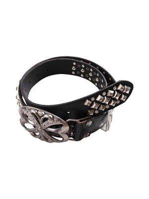 Sneakerhill Retro Punk Rhinestone Belt - 2175