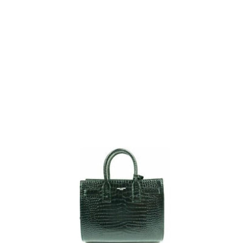 Sneakerhill - NANO CLASSIC SAC DE JOUR BAG CROC GREEN - sneakerhillcom