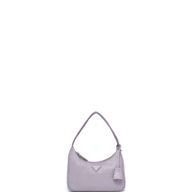 Sneakerhill - Vintage Nylon Hobo Bag Lilac - sneakerhillcom