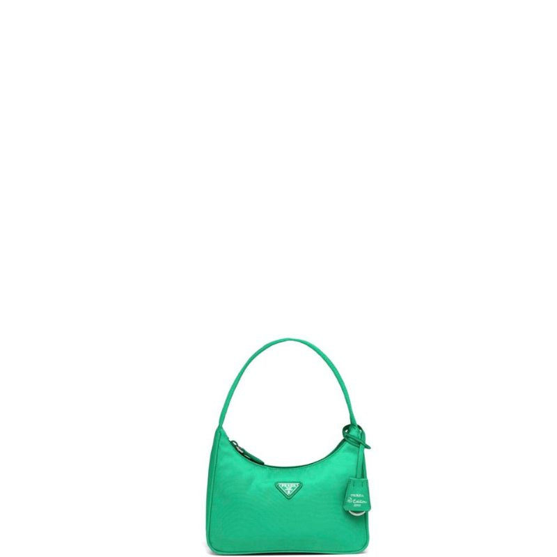 Sneakerhill - Vintage Nylon Hobo Bag Green - sneakerhillcom