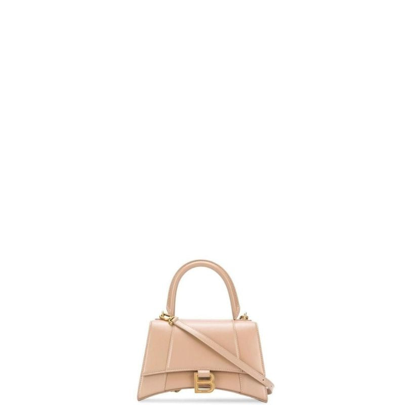 Sneakerhill - Hourglass Top-handle Bag Beige - sneakerhillcom