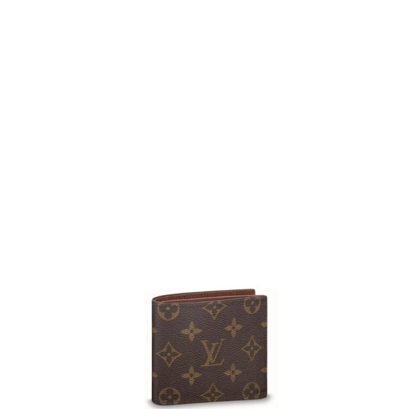 Sneakerhill - Monogram Canvas Wallet Brown - sneakerhillcom