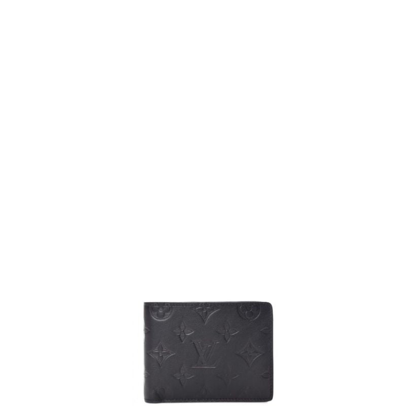 Sneakerhill - Monogram Shadow Wallet Black - sneakerhillcom