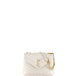 Sneakerhill - Small Loulou Shoulder Bag White - sneakerhillcom