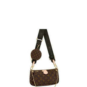 Sneakerhill - Monogram Multi Pochette Crossbody Bag - sneakerhillcom