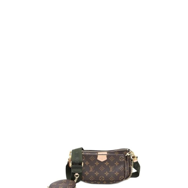 Sneakerhill - Monogram Multi Pochette Crossbody Bag - sneakerhillcom