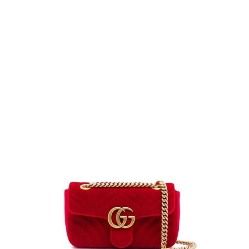 Sneakerhill - Marmont Shoulder Bag Red Velvet - sneakerhillcom