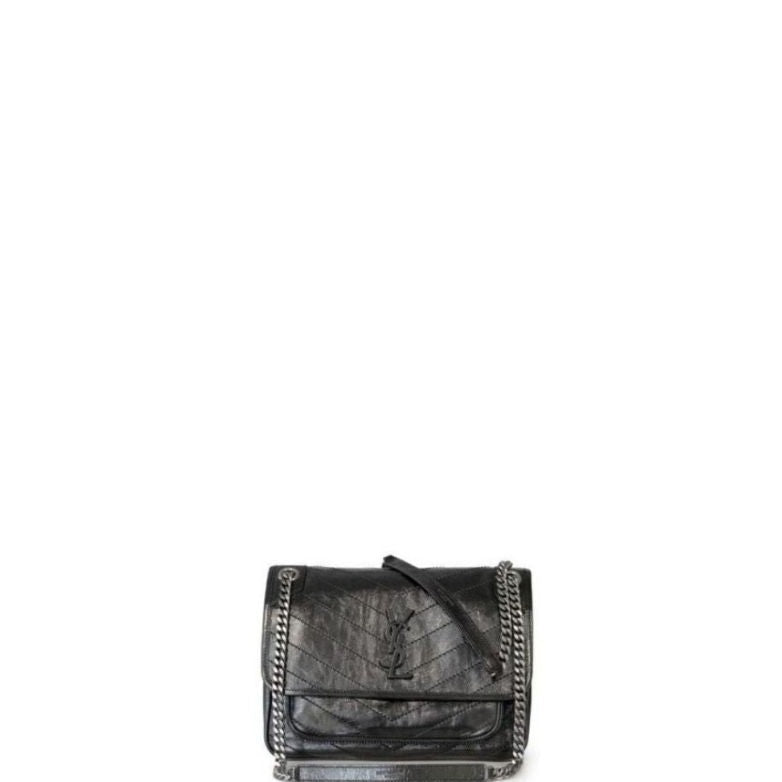 Sneakerhill - Niki Shoulder Chain Bag Black - sneakerhillcom