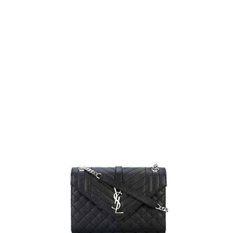 Sneakerhill - Envelope Chain Bag Black - sneakerhillcom