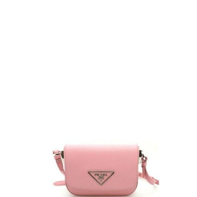 Sneakerhill - Saffiano Identity Shoulder Bag Pink - sneakerhillcom