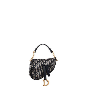 Sneakerhill - Saddle Bag in Black Oblique Jacquard - sneakerhillcom