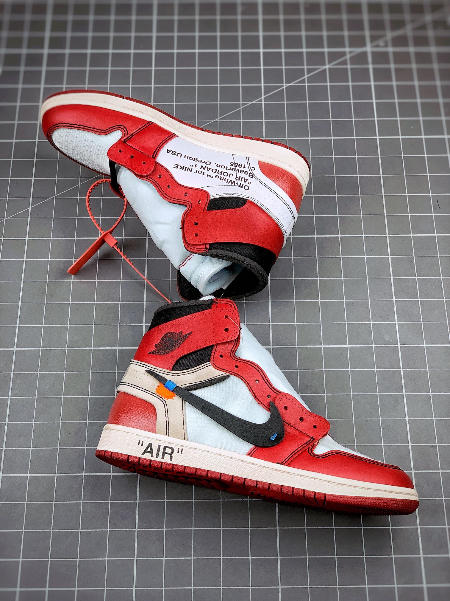 Custom Air Jordan 1 Retro High Off-White Chicago - AA3834-101 sneakerhypes