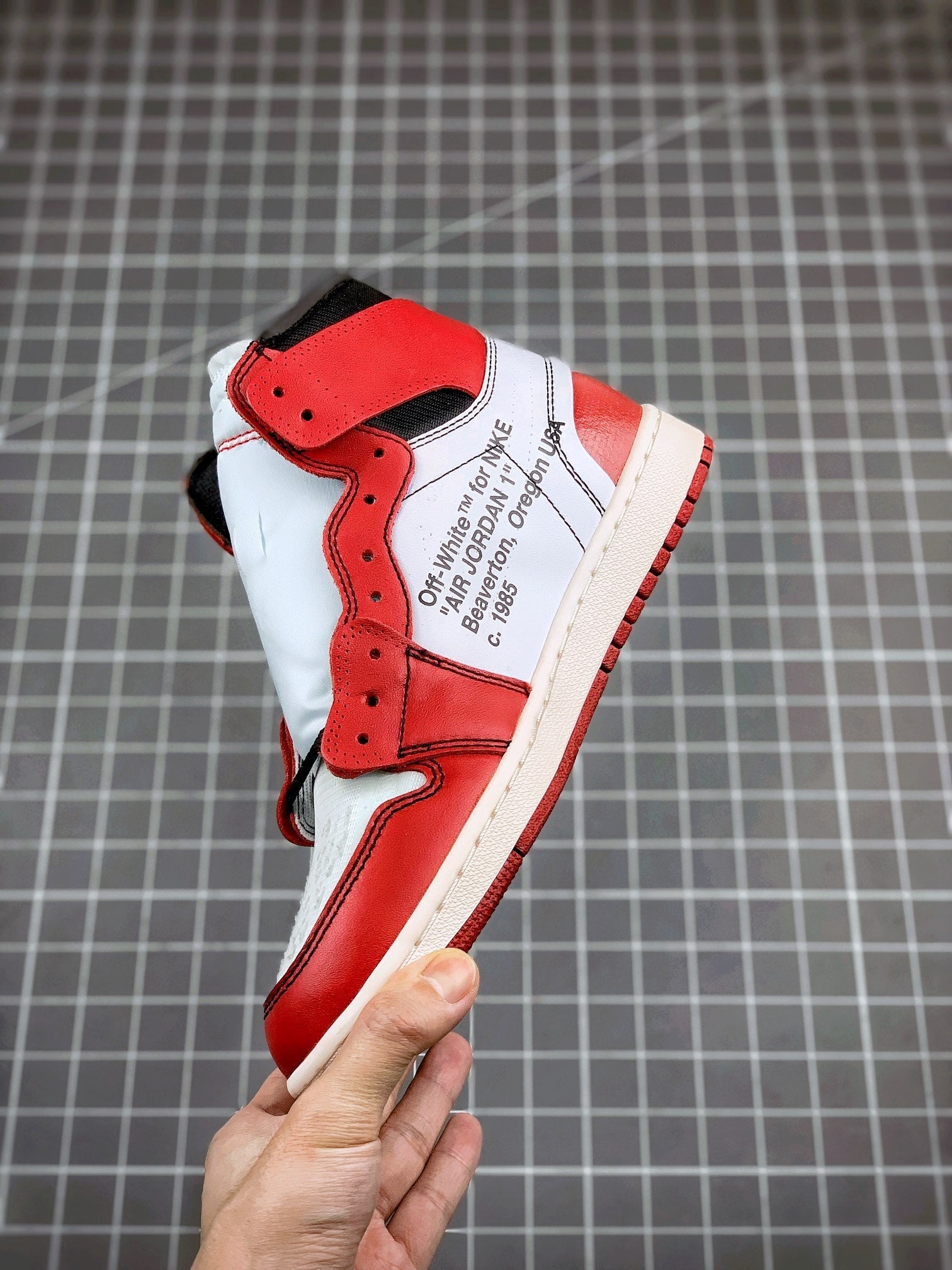 Custom Air Jordan 1 Retro High Off-White Chicago - AA3834-101 sneakerhypes