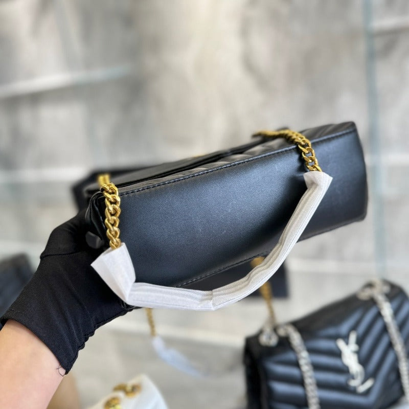 Sneakerhill - Small Loulou Shoulder Bag Black - sneakerhillcom