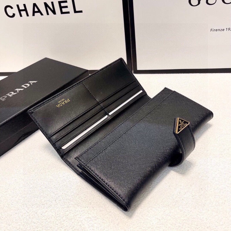 Sneakerhill - Saffiano Wallet Black - sneakerhillcom