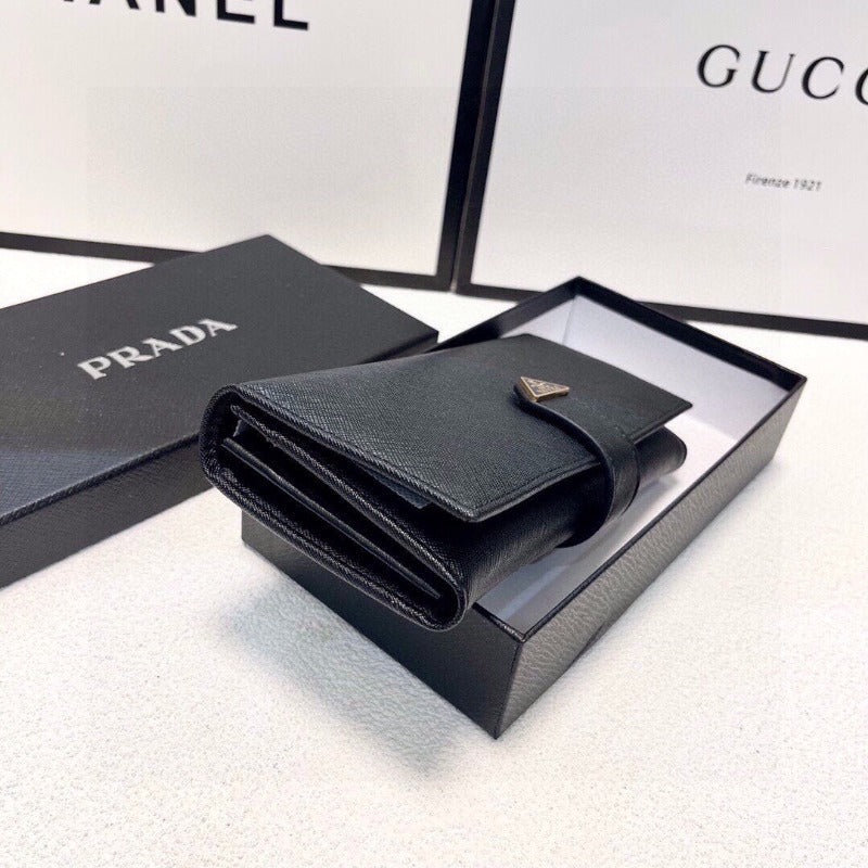 Sneakerhill - Saffiano Wallet Black - sneakerhillcom