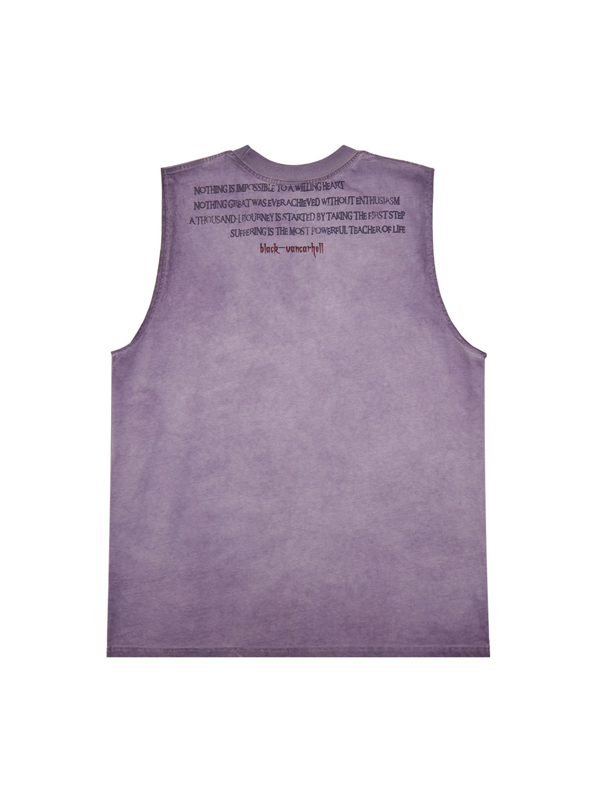 Sneakerhill Heavy Worker Washed And Broken Retro Font VEST SP240605VSRC